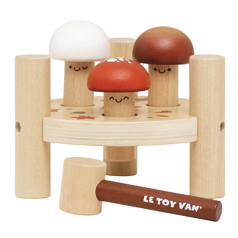 Le Toy Van Woodland Mushroom Hammer Game