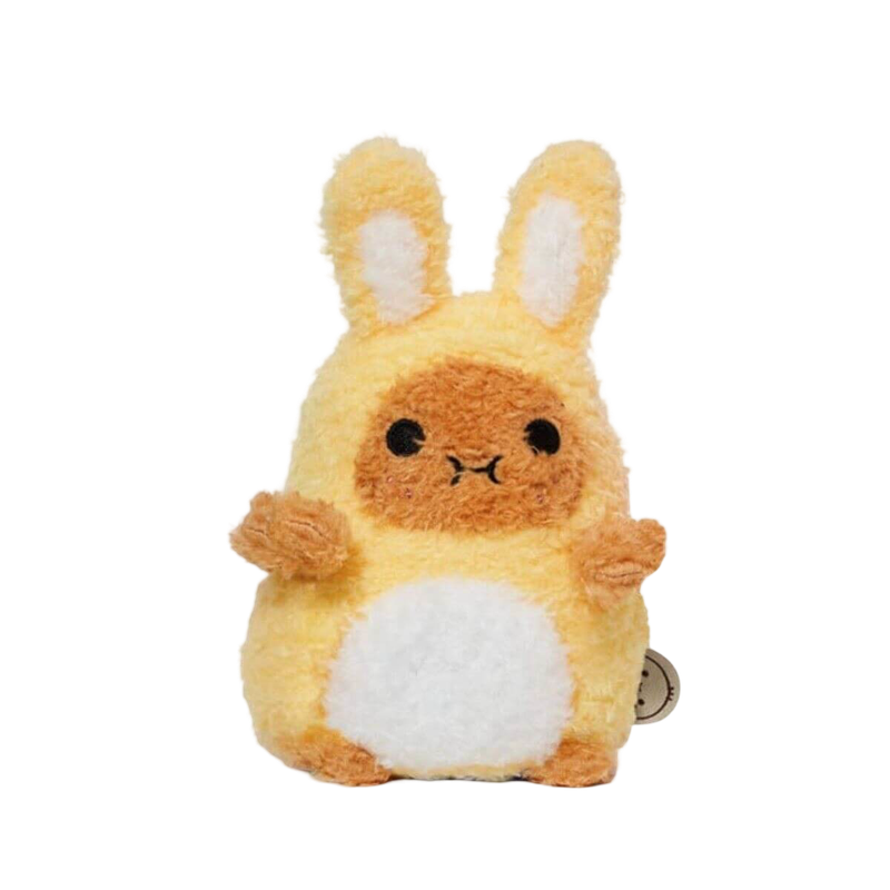 Noodoll Yellow Bunny Ricespud Mini Sitting Plush Toy