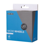 Micro Scooter 120x30mm Black LED Front Wheels (For Maxi Micro) - Set of 2