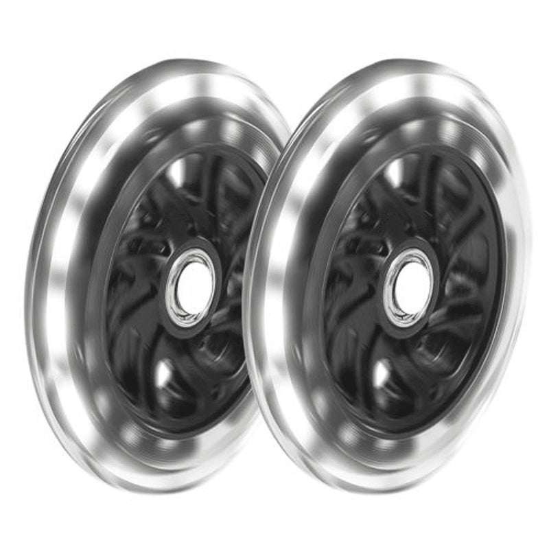 Micro Scooter 120x24 mm Clear LED Front Wheels (For Mini) - Set of 2