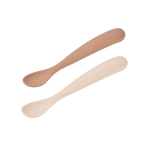 Beaba 1st Stage Silicone Spoons 2 Pack with Case
