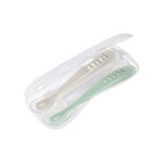 Beaba 1st Stage Silicone Spoons 2 Pack with Case