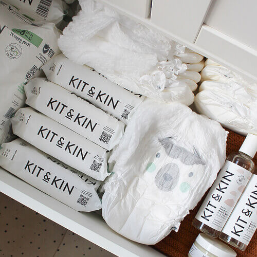 Kit & Kin Biodegradable Baby Wipes 60s