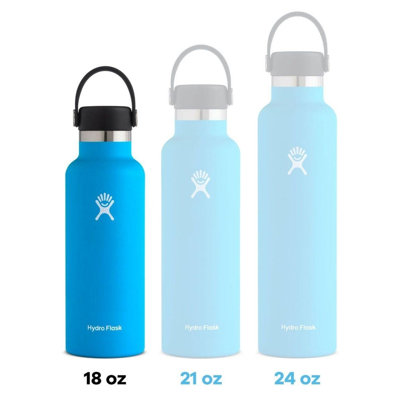 Hydro Flask Standard Mouth Stainless Steel Insulated Water Bottle - 21 Oz - White