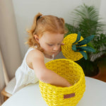 MOMIJI Pineapple Storage Basket Small - Yellow