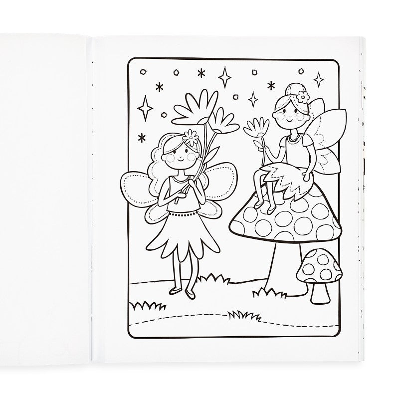 Ooly Color-in' Book - Princesses & Fairies