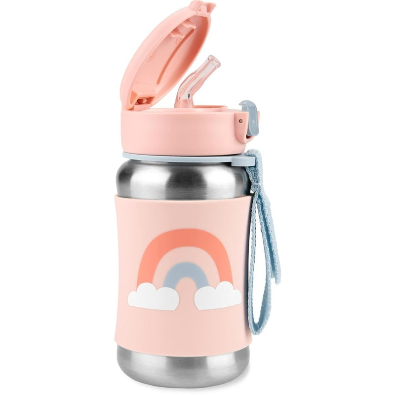 Skip Hop Spark Style Stainless Steel Straw Bottle 350ml