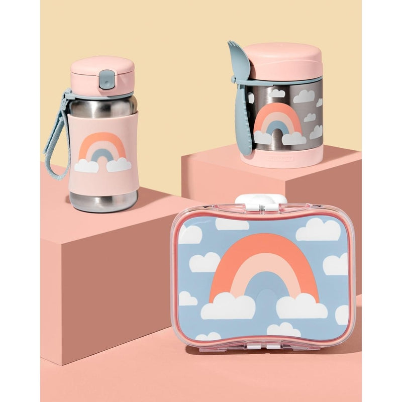 Skip Hop Spark Style Stainless Steel Straw Bottle 350ml