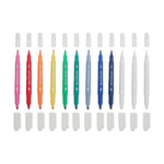 Ooly Stamp-A-Doodle Double-Ended Markers- Set of 12