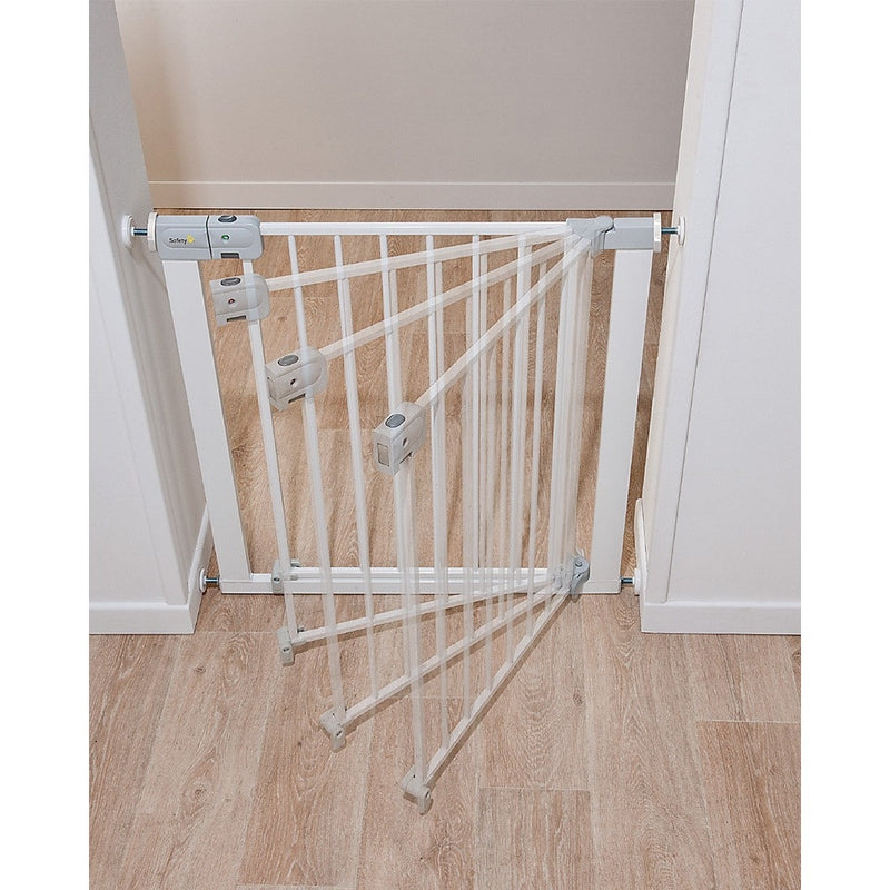 Safety 1st Auto Close Metal Gate - White 73-80cm