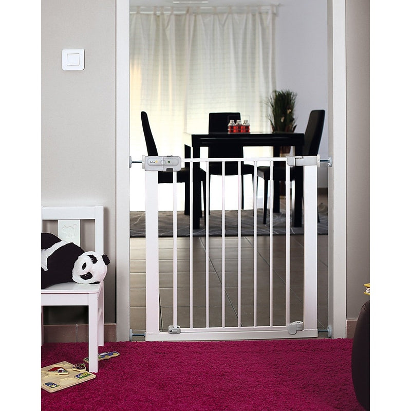 Safety 1st Auto Close Metal Gate - White 73-80cm