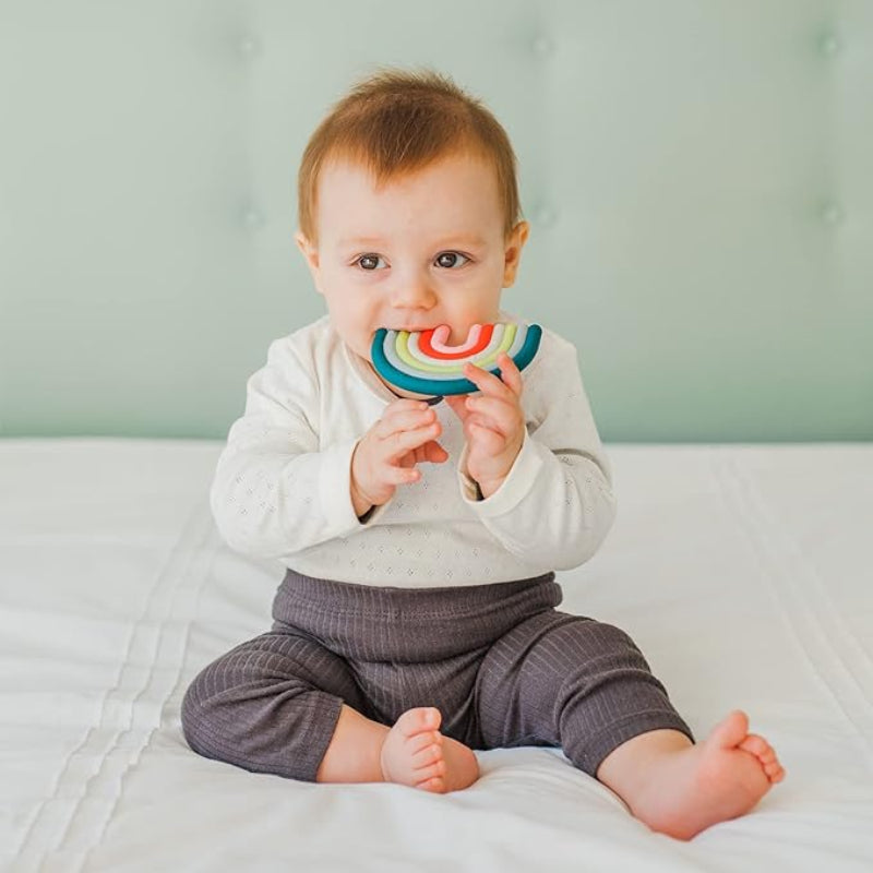 Suavinex Rainbow Silicone Teething Ring