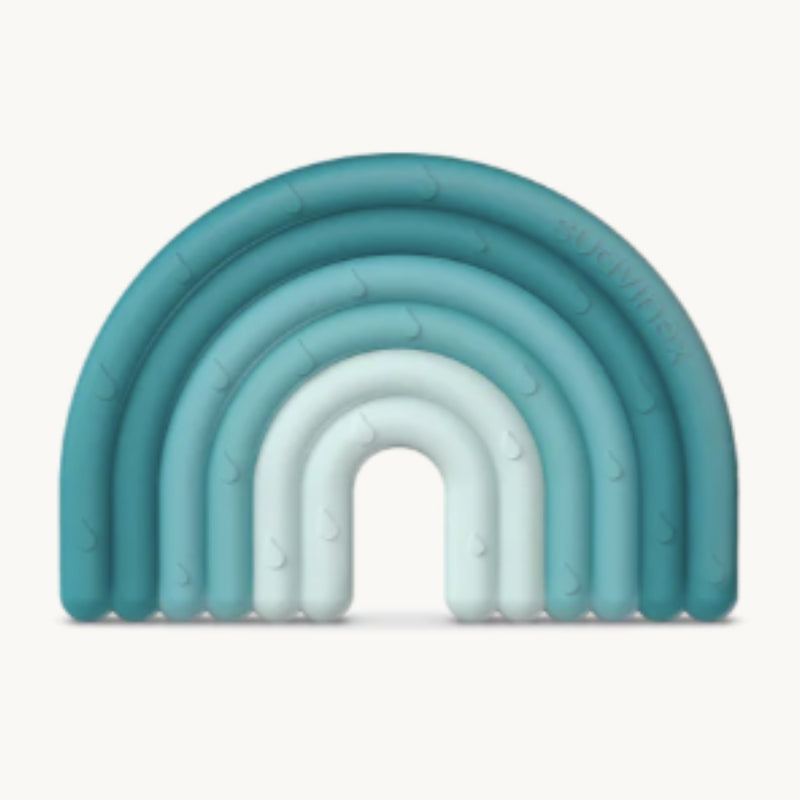 Suavinex Rainbow Silicone Teething Ring