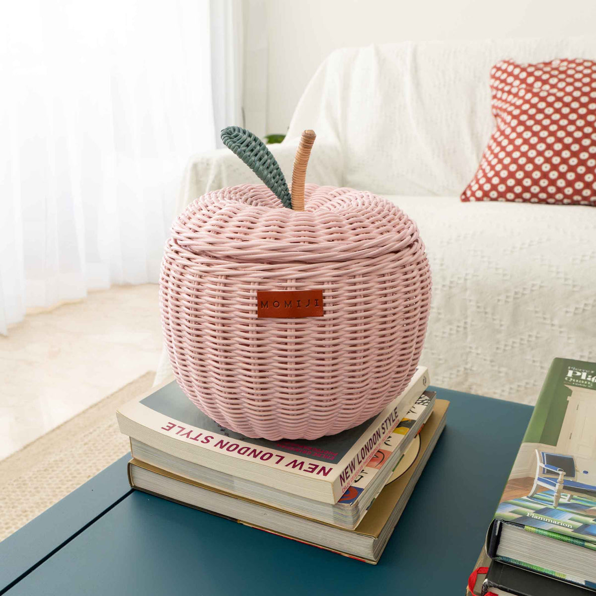 MOMIJI Apple Storage Basket Small - Pink