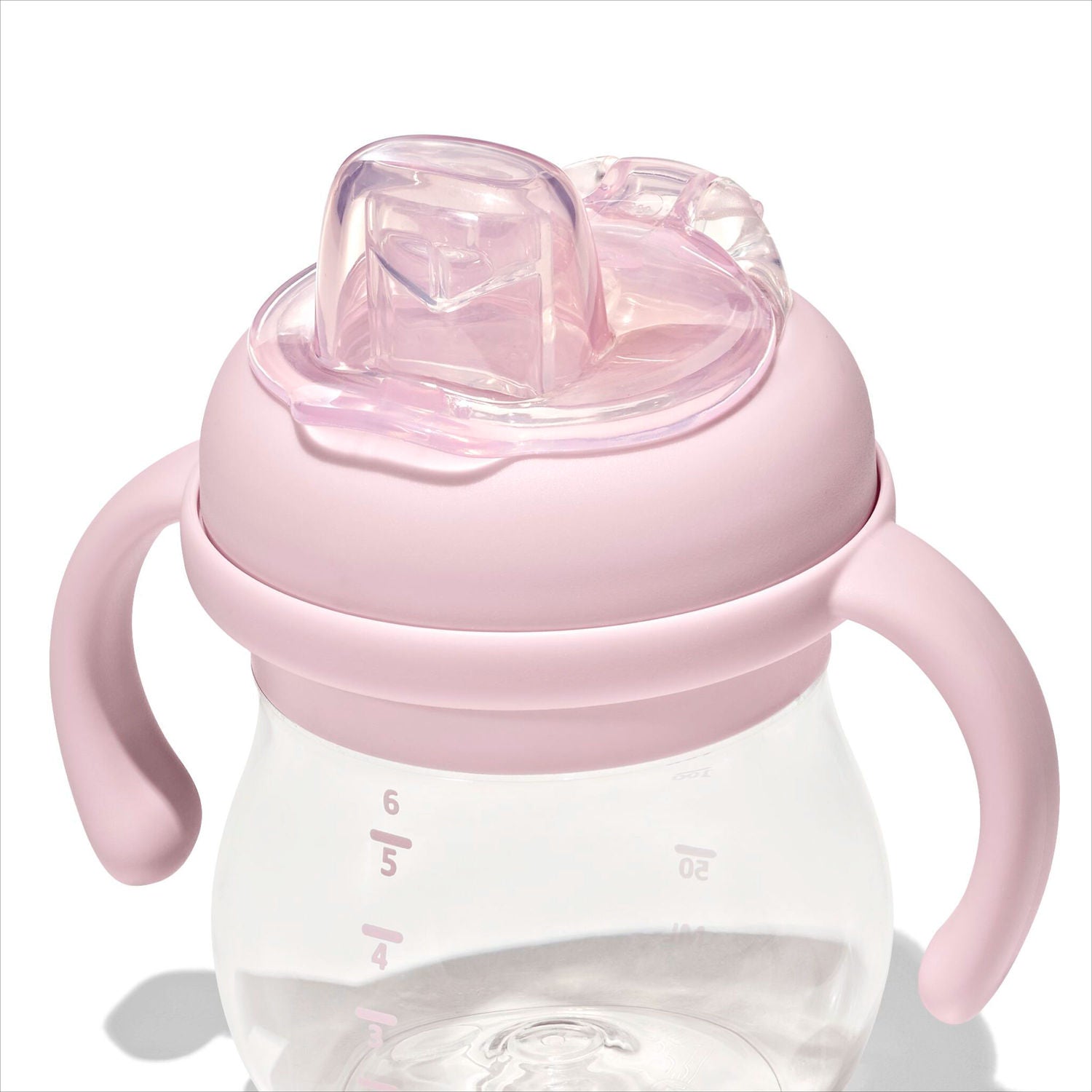 OXO Tot Transitions Soft Spout Sippy Cup With Removable Handles 150ml - Blossom