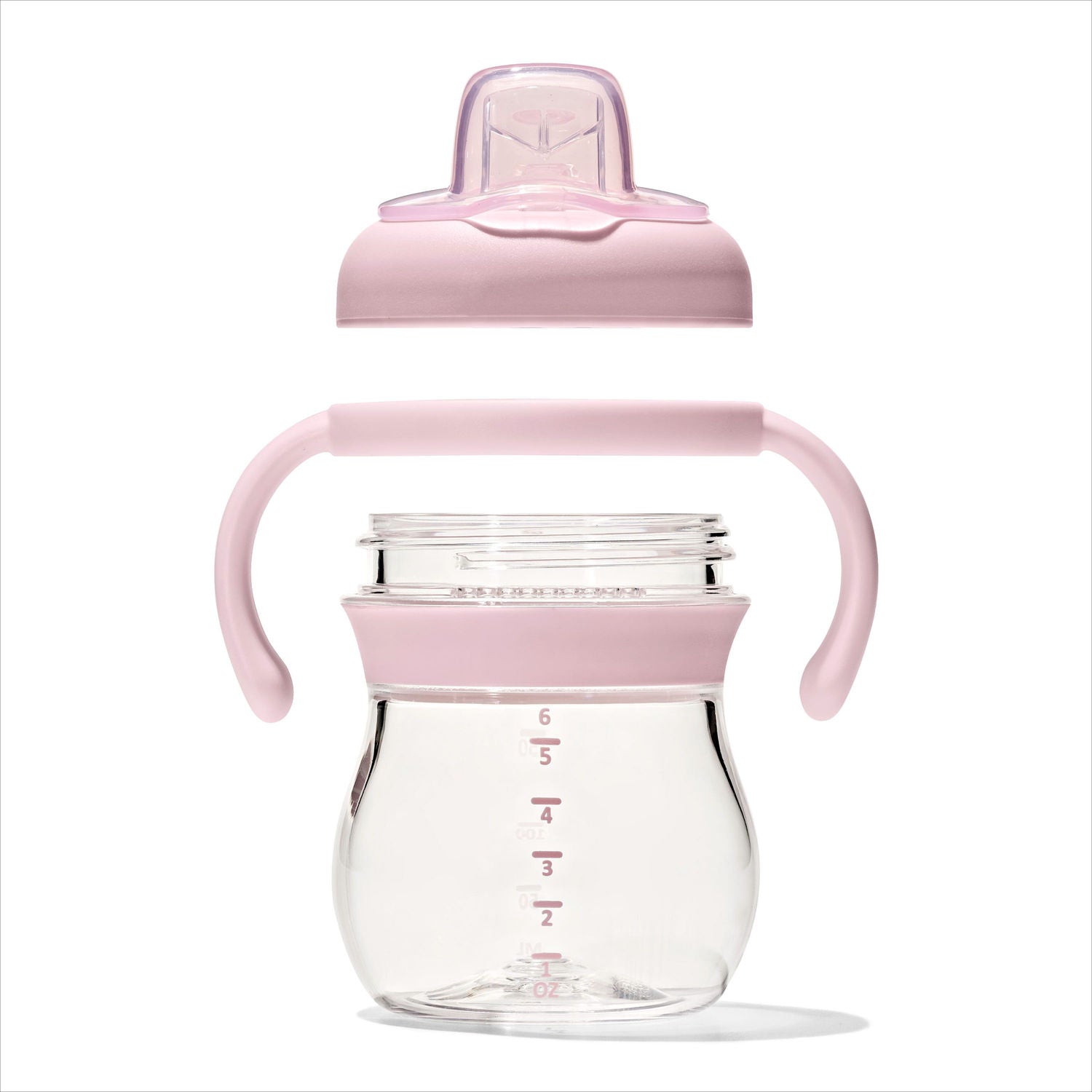 OXO Tot Transitions Soft Spout Sippy Cup With Removable Handles 150ml - Blossom