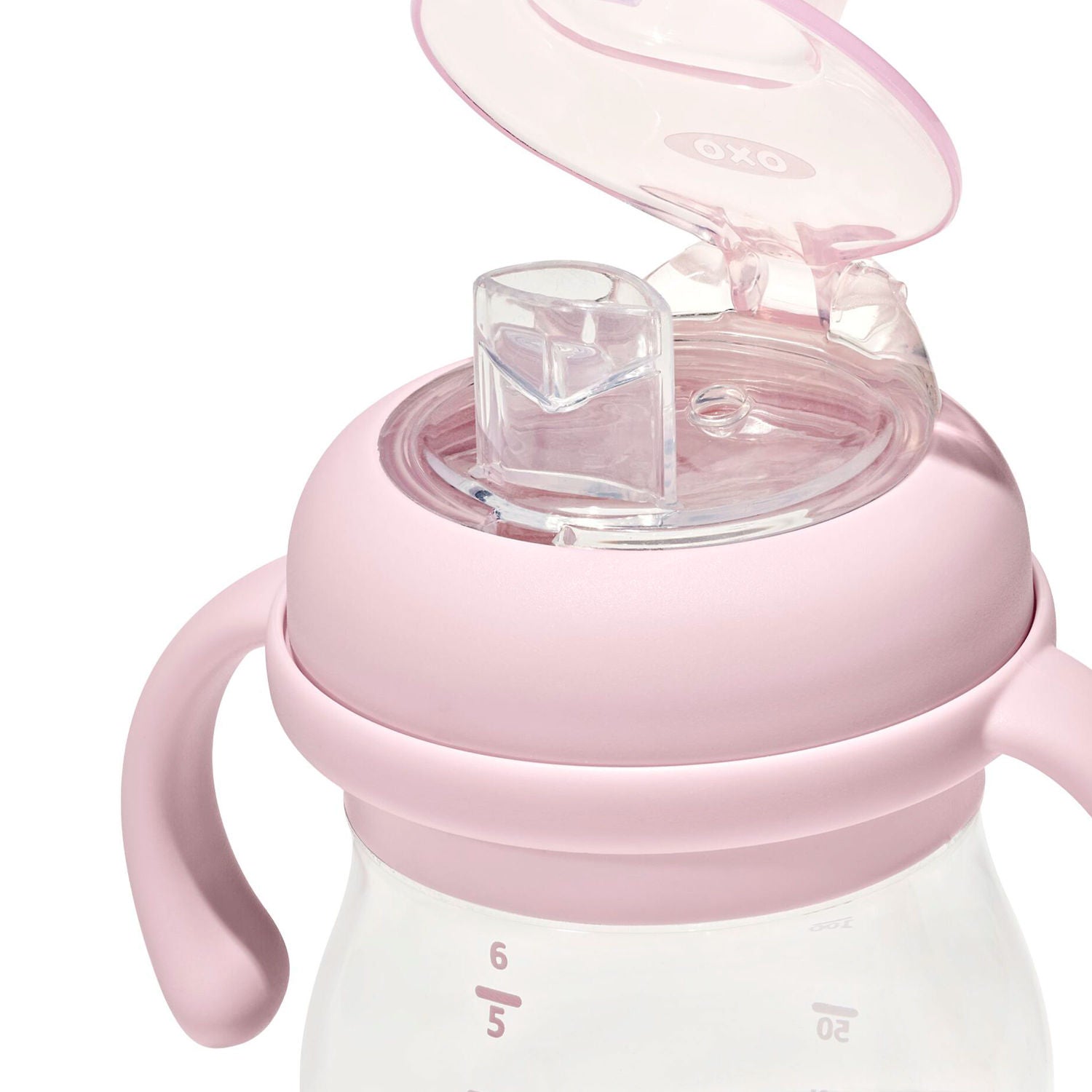 OXO Tot Transitions Soft Spout Sippy Cup With Removable Handles 150ml - Blossom