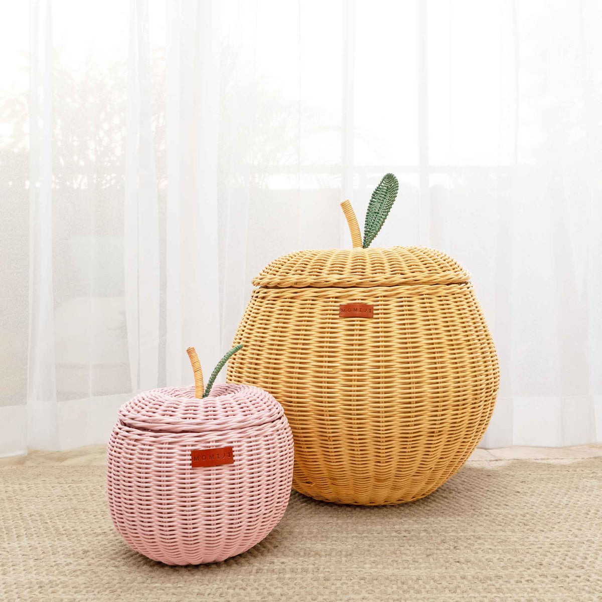 MOMIJI Apple Storage Basket Small - Pink