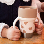Beaba Click & Drink 360 Stainless Steel Learning Cup 240ml - Big Love