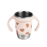 Beaba Click & Drink 360 Stainless Steel Learning Cup 240ml - Big Love
