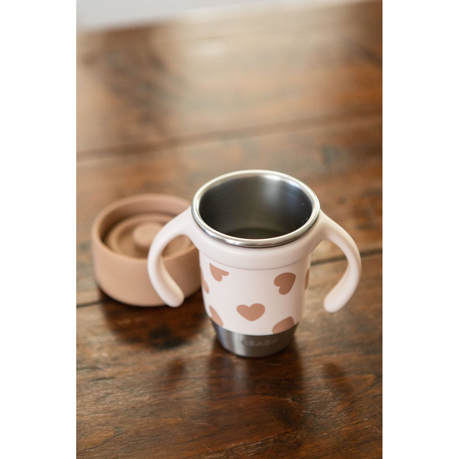 Beaba Click & Drink 360 Stainless Steel Learning Cup 240ml - Big Love