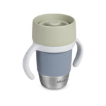 Beaba Click & Drink 360 Stainless Steel Learning Cup 240ml - Pebble