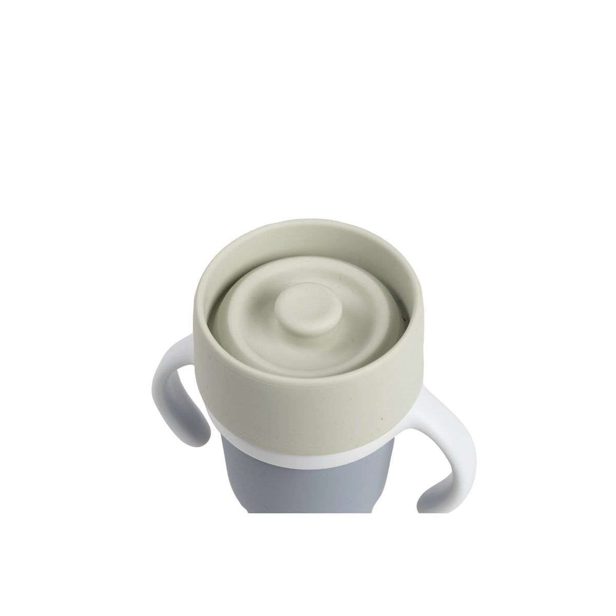 Beaba Click & Drink 360 Stainless Steel Learning Cup 240ml - Pebble