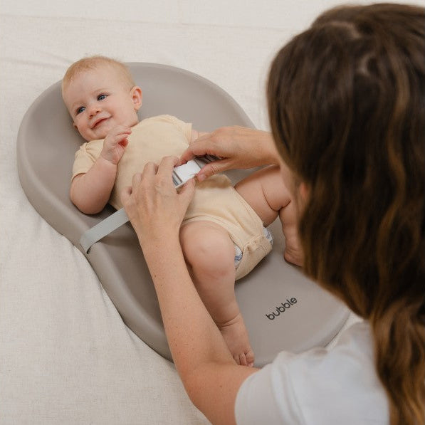Bubble Cuddle Changing Mat - Taupe