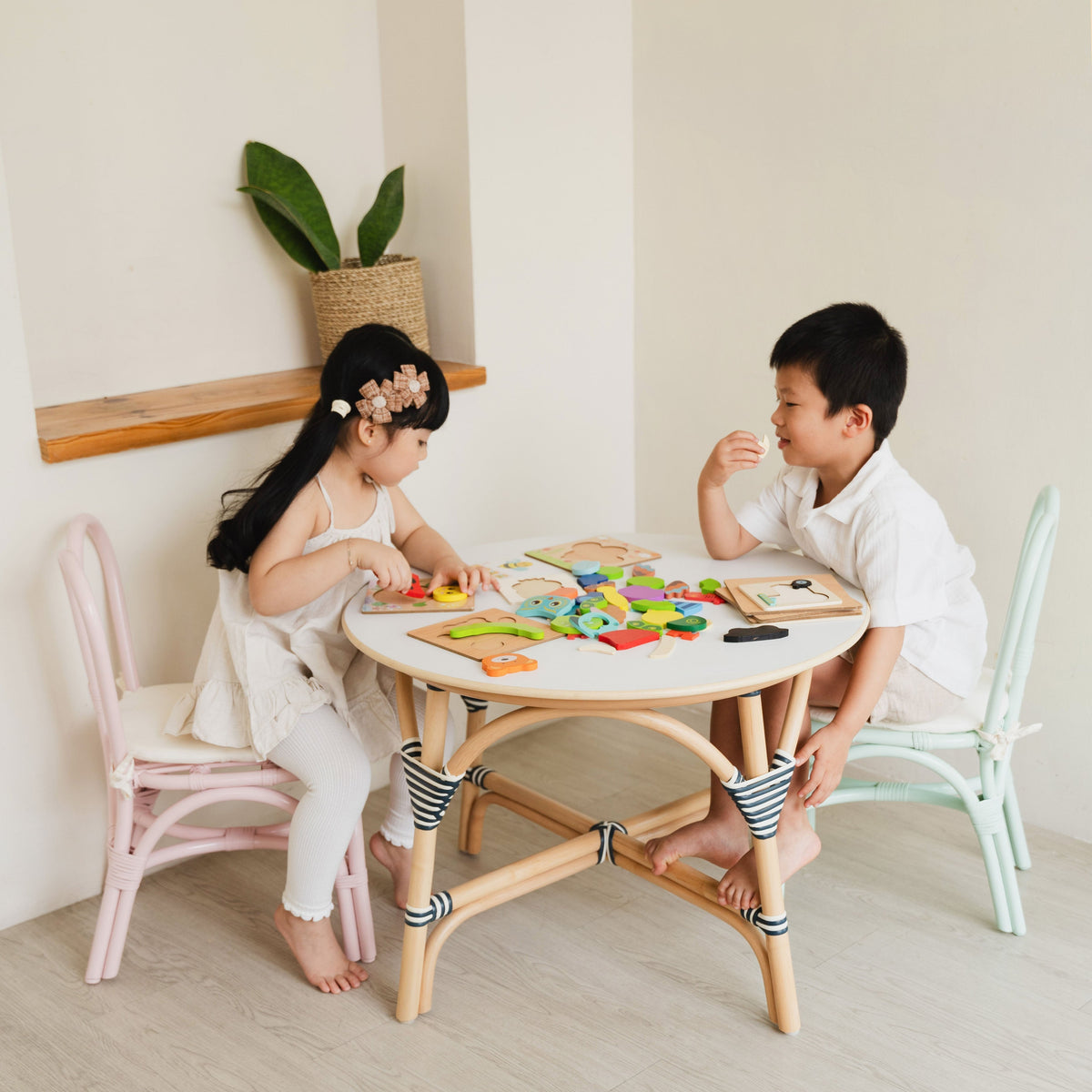 MOMIJI Kids Bunny Chair - Mint Green