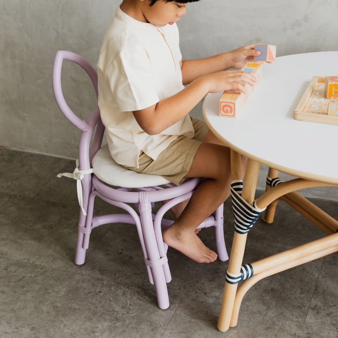 MOMIJI Butterfly Kids Chair - Purple