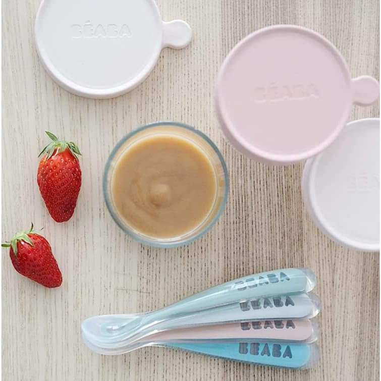 Beaba  2nd Stage Silicone Weaning Spoons - 4 Pack