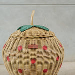 MOMIJI Strawberry Wicker Basket