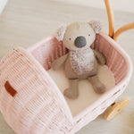 MOMIJI Colette Rattan Doll Stroller - Pink
