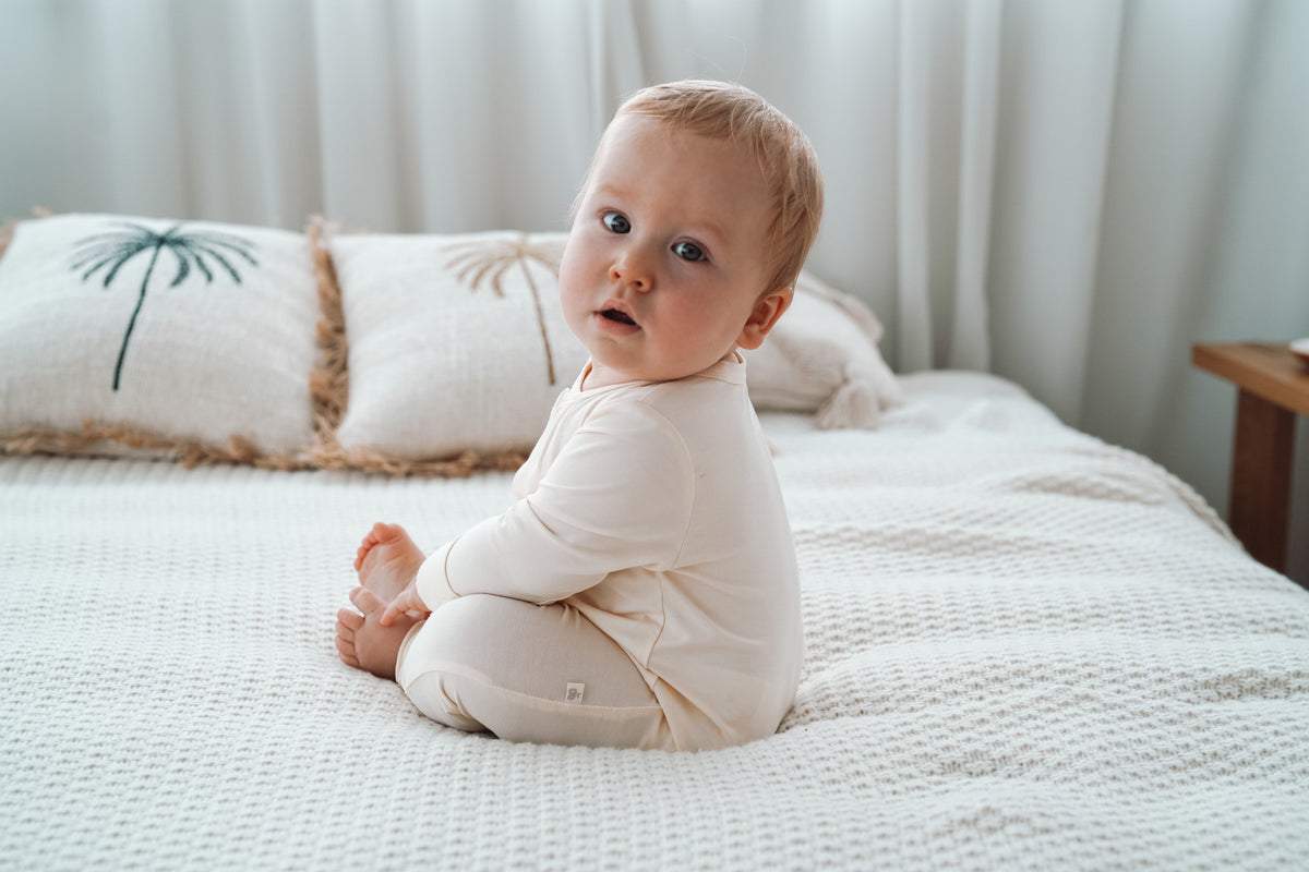 Magnetic Baby Sleepsuit - Solid Colours