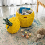 MOMIJI Pineapple Storage Basket Medium - Yellow