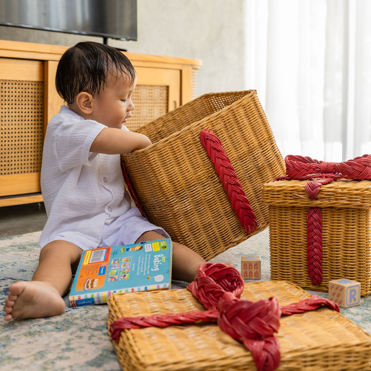 Rattan Storage Gift Boxes