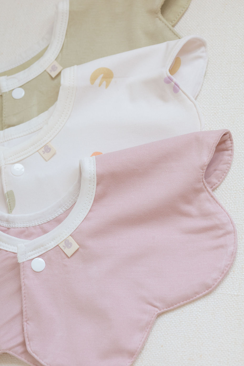 Everyday Waterproof Bibs (Set of 3) - The Gentle Beginnings Edit