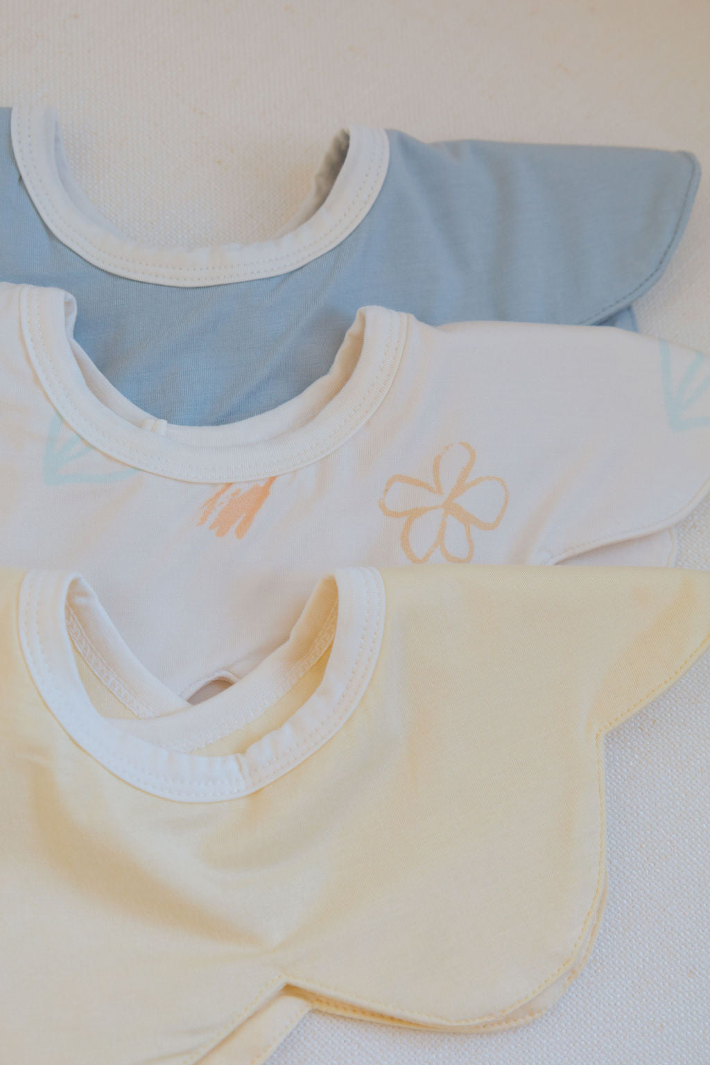 Everyday Waterproof Bibs (Set of 3) - The Gentle Beginnings Edit