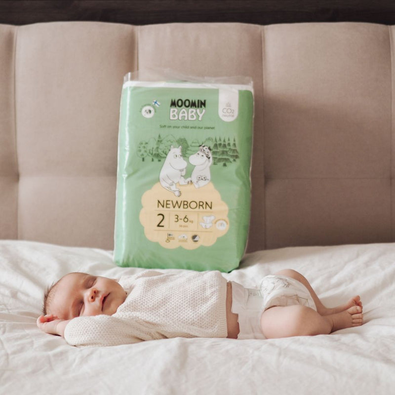 Moomin Baby Diapers Size 2 (3-6Kg) 56pcs