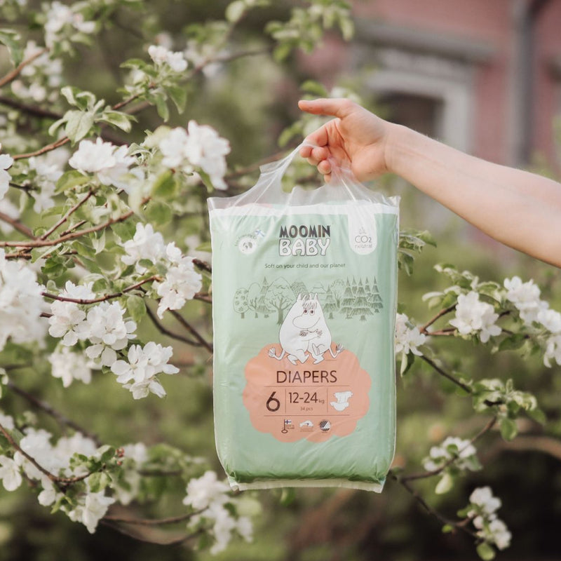 Moomin Baby Baby Diapers Size 6 (12-24Kg) 34pcs