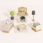 Le Toy Van Wooden Dolls House Living Room Furniture Set