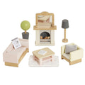 Le Toy Van Wooden Dolls House Living Room Furniture Set