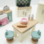 Le Toy Van Wooden Dolls House Kitchen Furniture Set