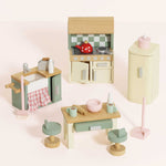 Le Toy Van Wooden Dolls House Kitchen Furniture Set
