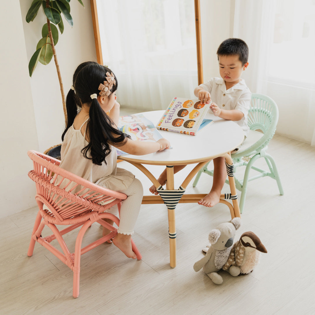 MOMIJI Maya Kids Chair - Peach Pink