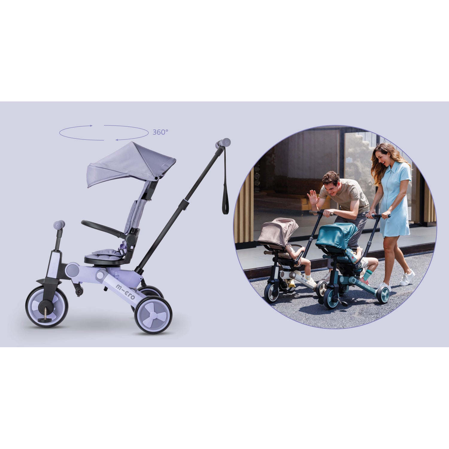 Micro Tricycle - Purple