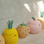 MOMIJI Strawberry Wicker Basket