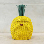 MOMIJI Pineapple Storage Basket Medium - Yellow