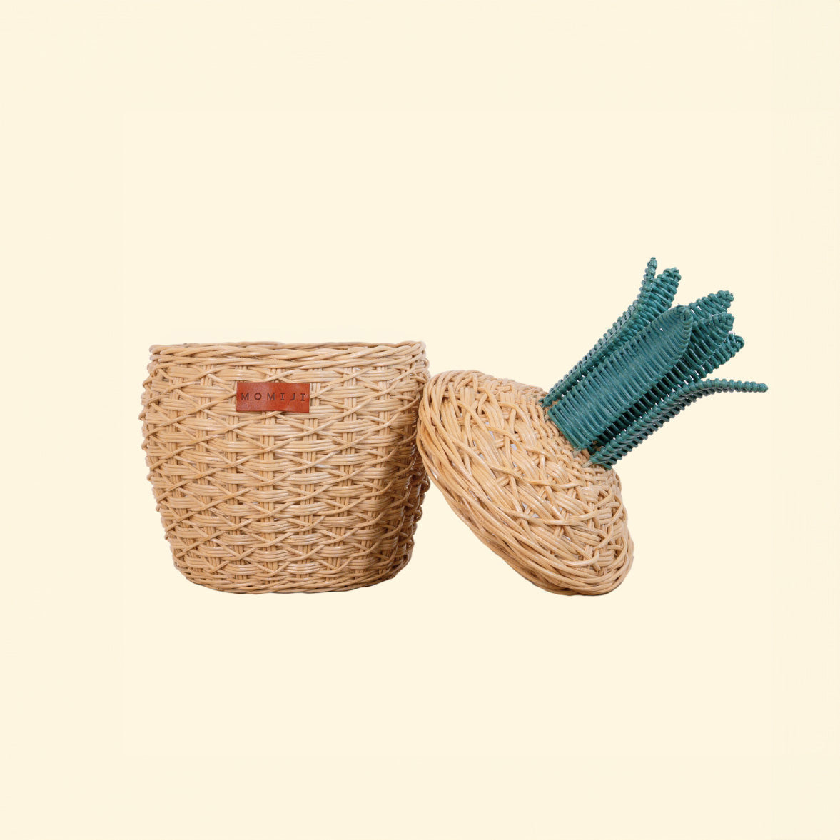 MOMIJI Pineapple Storage Basket Small - Natural