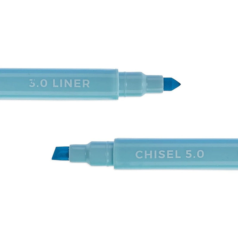Ooly Pastel Liners Double-Ended Pastel Markers - Set of 8